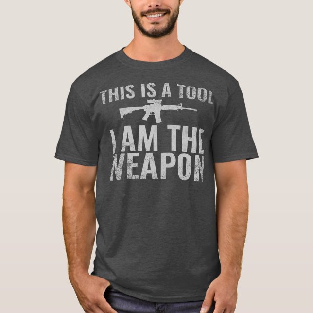 Camiseta This is a Tool I Am The Weapon Veterans (Frente)