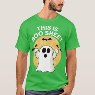 Camiseta This Is Boo Sheet Ghost Retro Halloween Costume Me