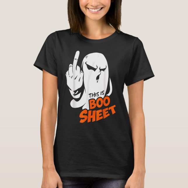 Camiseta This Is Boo Sheet Ghost Retro Halloween Costume Me (Frente)