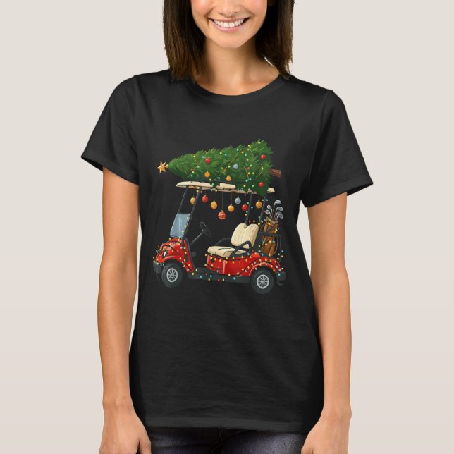 Camiseta This Is How I Roll Golf Cart Christmas Funny Srt G (Frente)