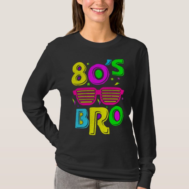Camiseta This Is My 80s Bro  Party Family Apparel and More (Frente)