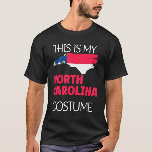 Camiseta This is my American North Carolina Costume Party H (Frente)