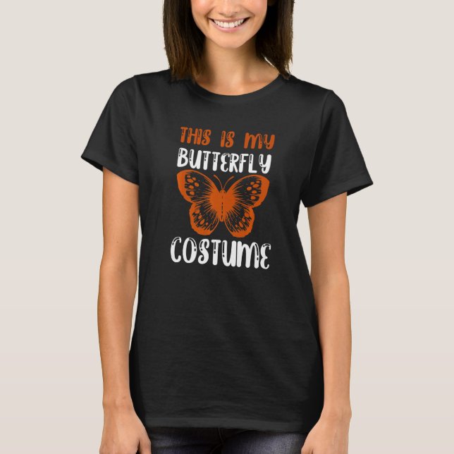 Camiseta This Is My Butterfly Halloween Costume Party Match (Frente)