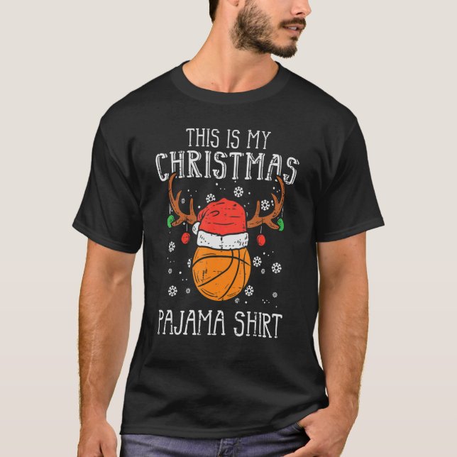 Camiseta This Is My Christmas  Basketball Xmas Sports Boys  (Frente)