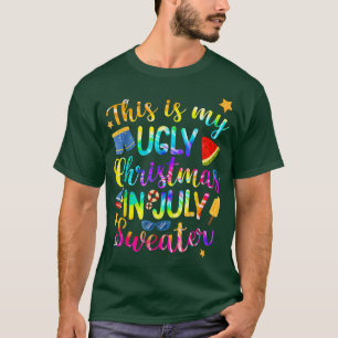 Camiseta This Is My Christmas In July Sweater Summer Vacati