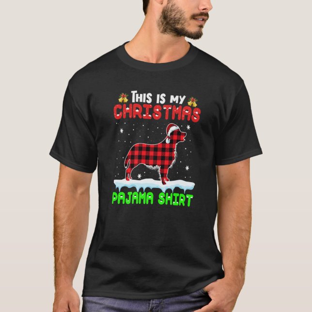 Camiseta This Is My Christmas Pajama  Golden Retriever Dog (Frente)