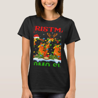 Camiseta This Is My Christmas Pajama Lights Saxophone Chri