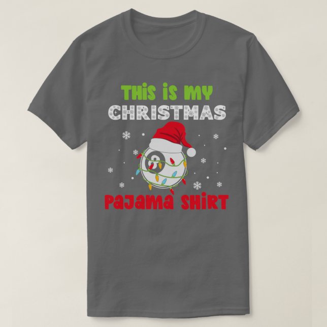 Camiseta This Is My Christmas Pajama Pool Theme (Frente do Design)