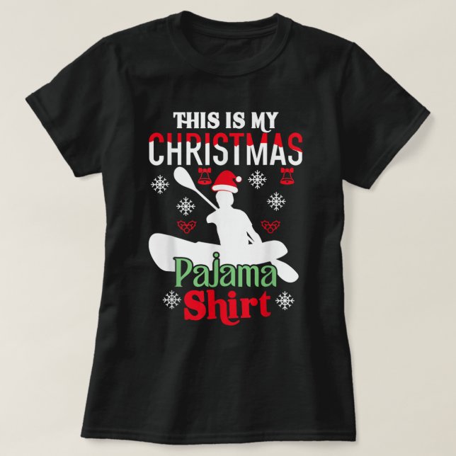 Camiseta This Is My Christmas Pajama Shirt Funny Xmas Rowin (Frente do Design)