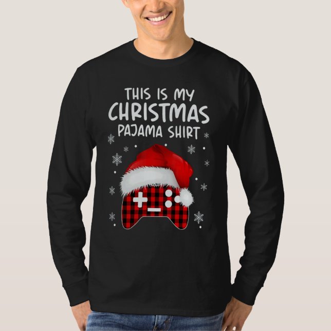 Camiseta This Is My Christmas Pajama  Video Game Xmas 4 (Frente)