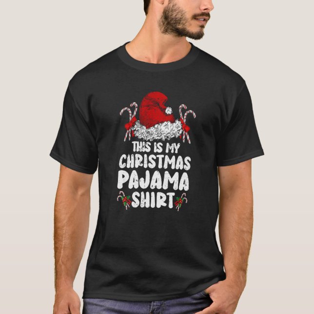 Camiseta This Is My Christmas Pajama   Xmas Holiday Family (Frente)