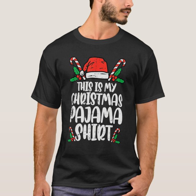 Camiseta This Is My Christmas Pajama   Xmas PJs Men Women (Frente)