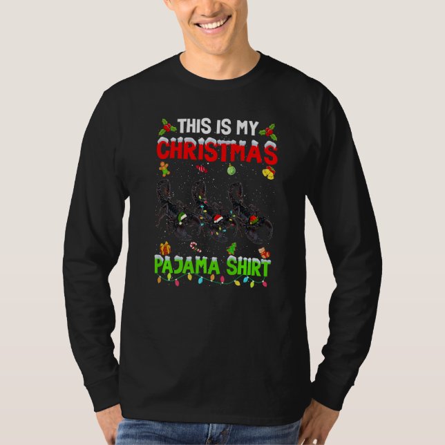 Camiseta This Is My Christmas Pajama Xmas Scorpion Squad (Frente)