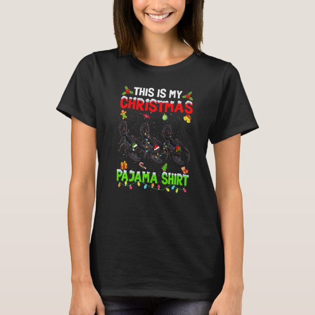 Camiseta This Is My Christmas Pajama Xmas Scorpion Squad (Frente)