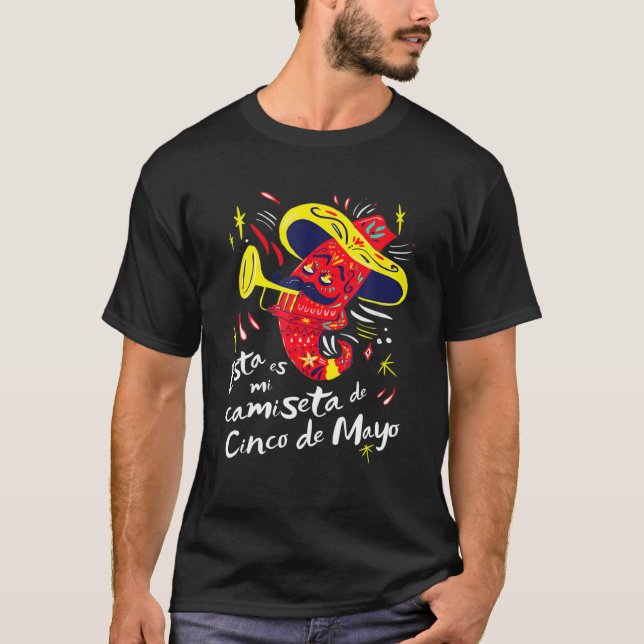 Camiseta This Is My Cinco De Mayo Spanish Party Pepper (Frente)