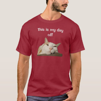 Camiseta This is my Day Off Cat