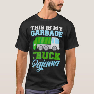 Camiseta This Is My Garbage Truck Pajama Funny Costume Boy 