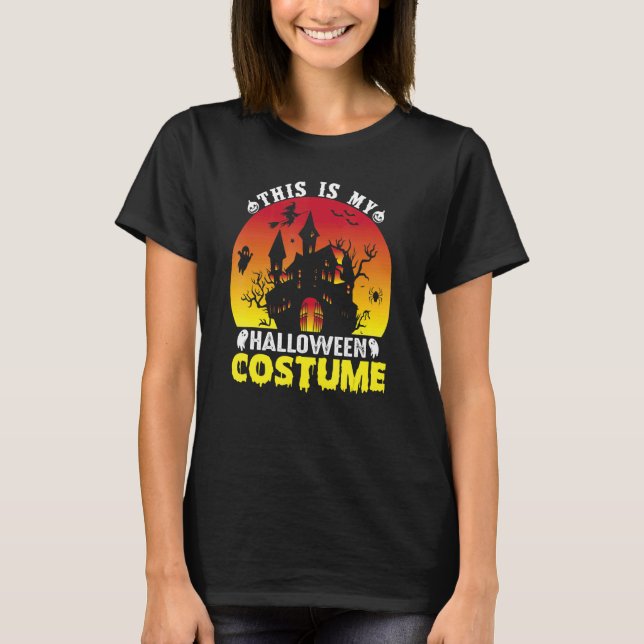 Camiseta This Is My Halloween Costume Last Minute Halloween (Frente)