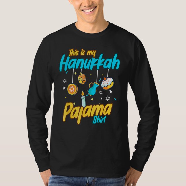 Camiseta This Is My Hanukkah Pajamakah Hanukkah  Pjs (Frente)