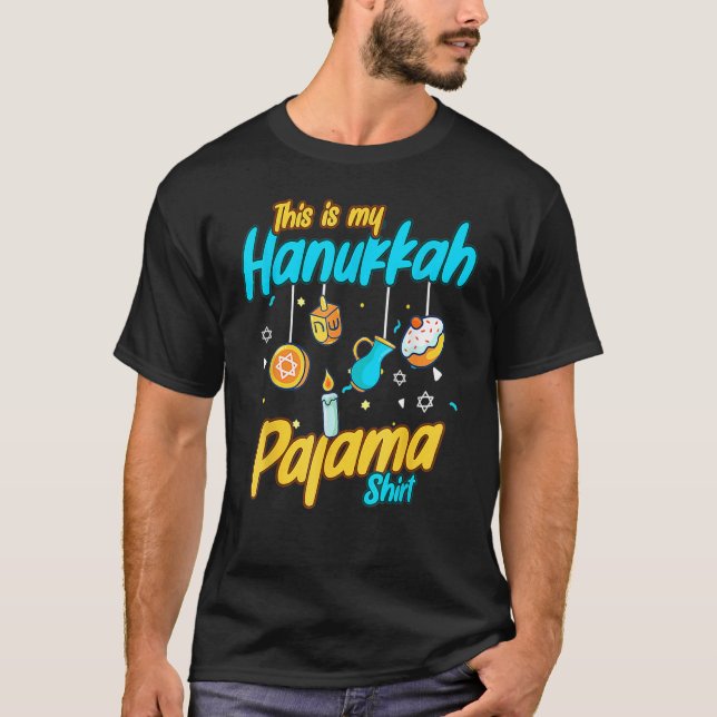 Camiseta This Is My Hanukkah Pajamakah Hanukkah  Pjs (Frente)