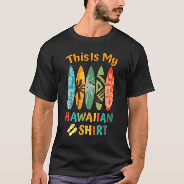 Camiseta This Is My Hawaiian Luau.Aloha Hawaii Beach Pineap (Frente)