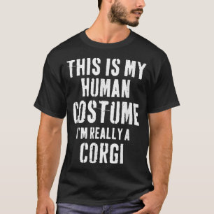Camiseta This is my human costume Corgi Gift 