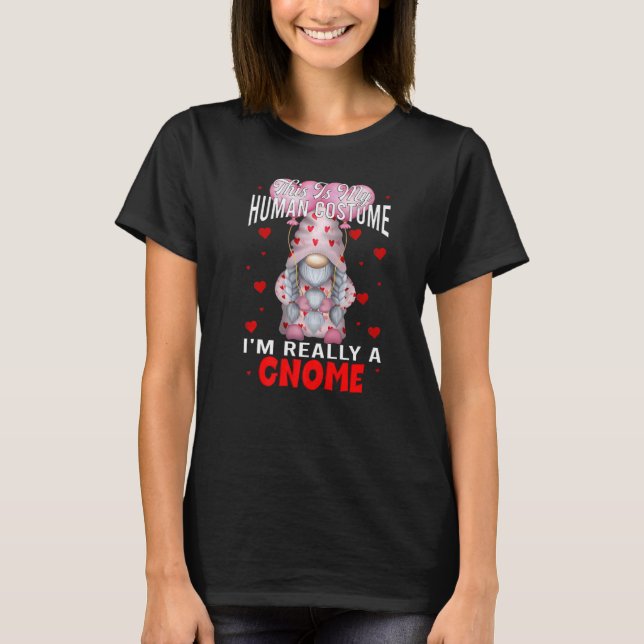Camiseta This Is My Human Costume Im Really A Gnome Premium (Frente)