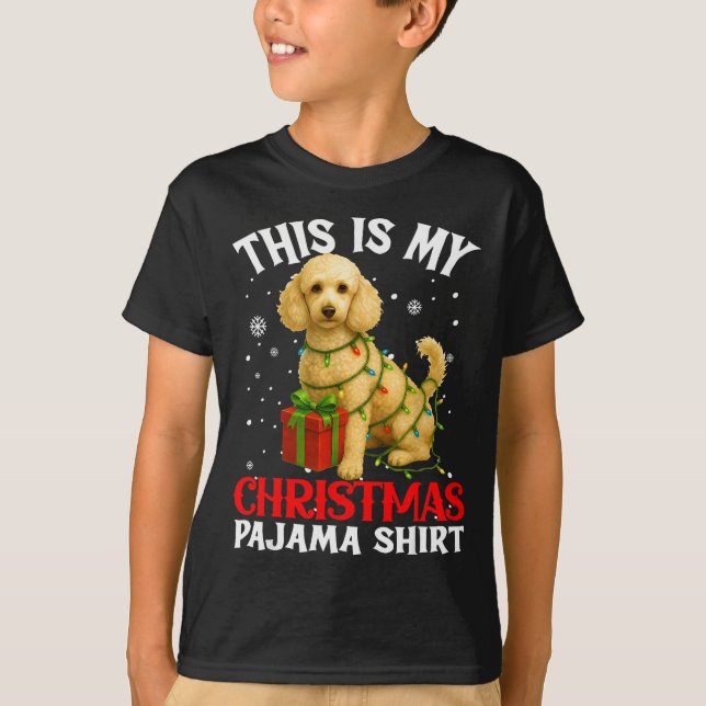 Camiseta This Is My Odle Christmas Pajama Shirt Xmas Pet Do (Frente)