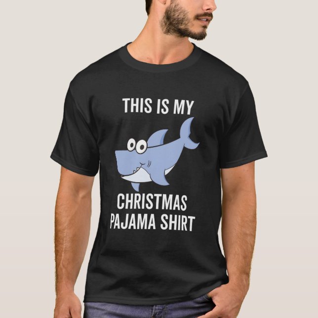 Camiseta This Is My Pajama Shark (Frente)