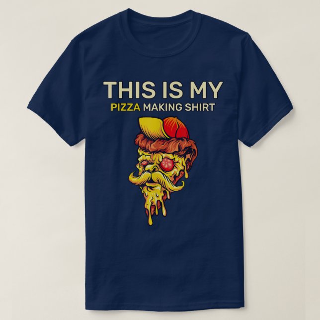 Camiseta This Is My Pizza Making Shirt Pizza Maker  (Frente do Design)