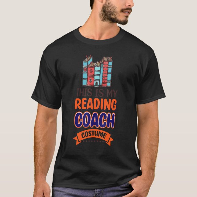 Camiseta This Is My Reading Coach Costume (Frente)