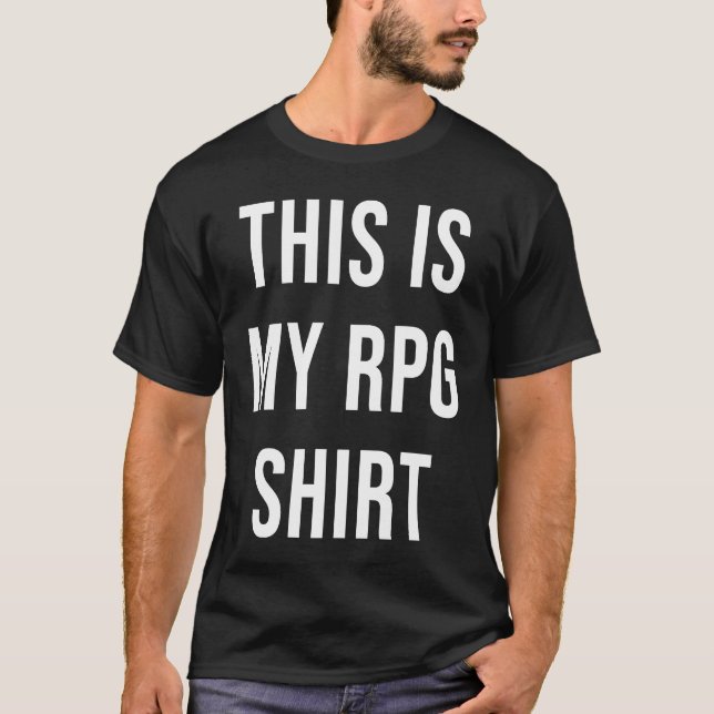 Camiseta This is My RPG  Dungeons DM Master D20 Dragons (Frente)