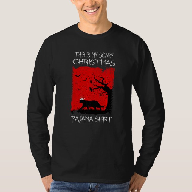 Camiseta This Is My Scary Christmas Pajama  1 (Frente)