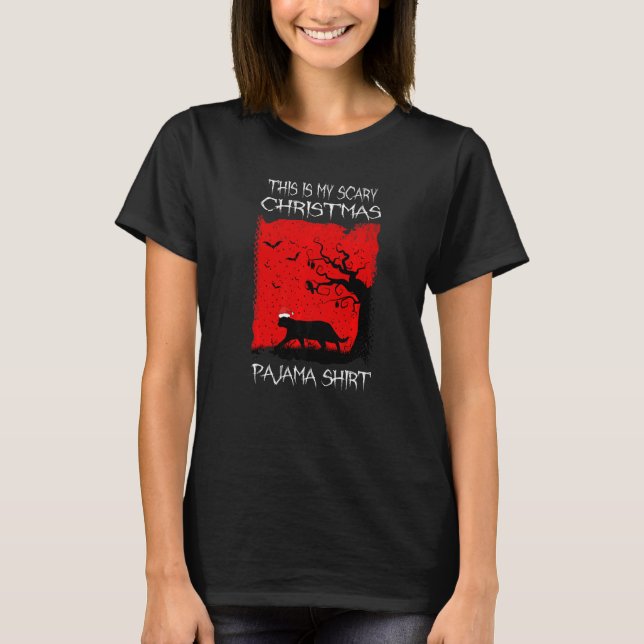Camiseta This Is My Scary Christmas Pajama  1 (Frente)