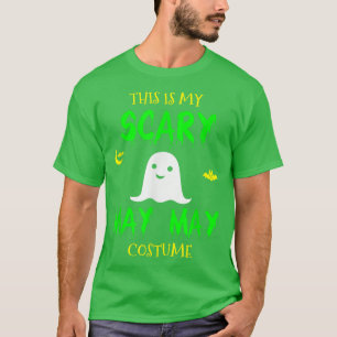 Camiseta This Is My Scary MayMay Costume Halloween Lazy Eas