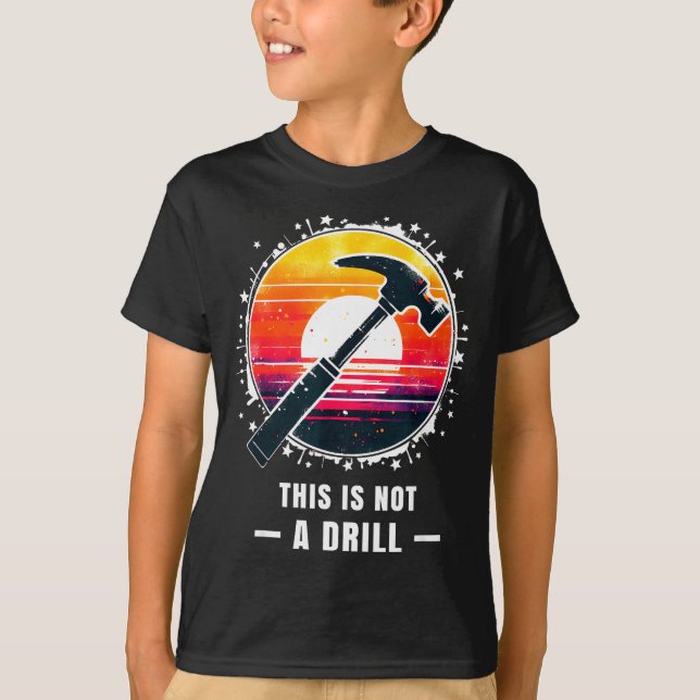Camiseta This Is Not A Drill Cringe S Meme Gag For Men  (Frente)