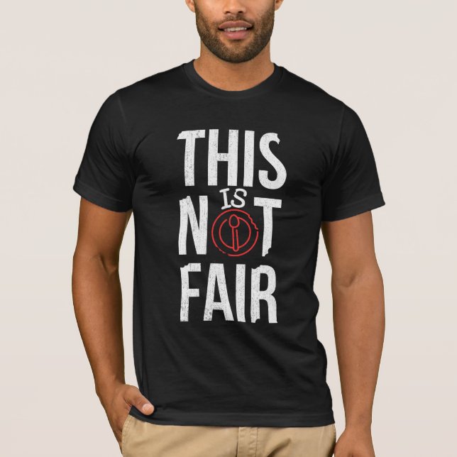 Camiseta This is not fair-Helping Hands: Unity & Support (Frente)