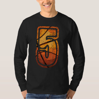 Camiseta This kids basketball with number 5