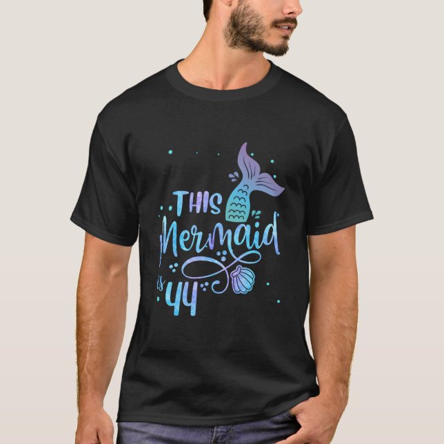 Camiseta This Mermaid Is 44 44Th Mother Mermaids (Frente)
