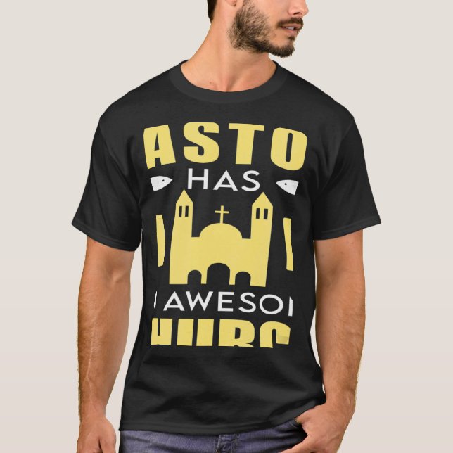 Camiseta This Pastor Has An Awesome Church Clergy Appreciat (Frente)