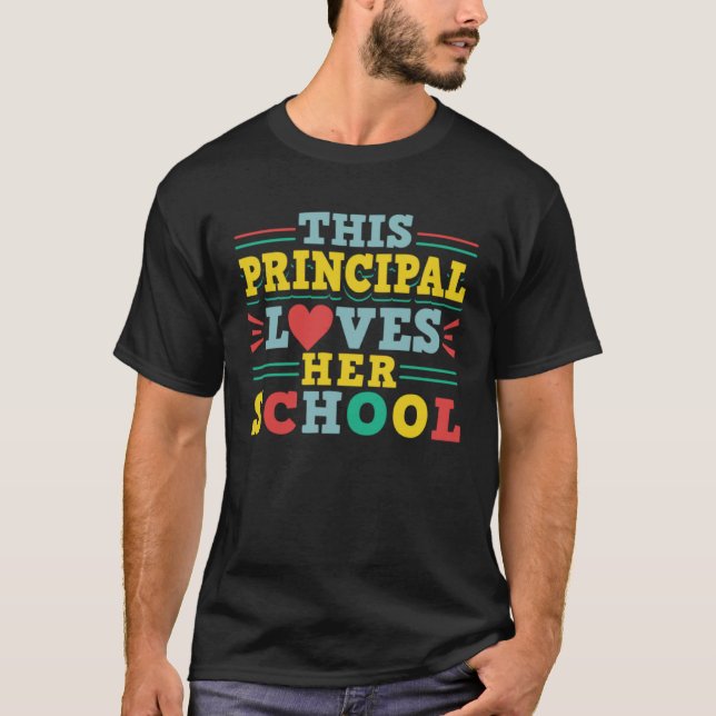 Camiseta This Principal Loves Her School 2 (Frente)