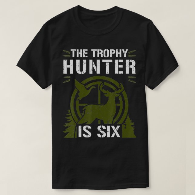 Camiseta This Trophy Hunter Is Si Duck Deer Hunter 6th Birt (Frente do Design)