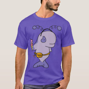 Camiseta This whale loves ice cream