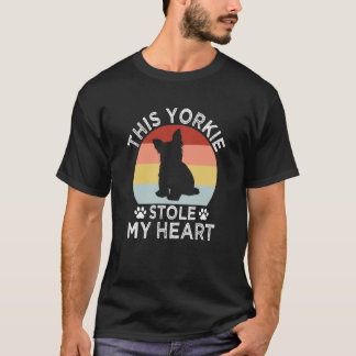 Camiseta This Yorkie Stole My Heart Yorkshire Terrier Dog