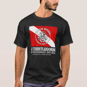 Camiseta Thistlegorm (melhores destroços)