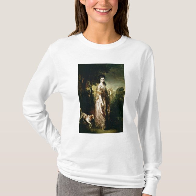 Camiseta Thomas Gainsborough |Portrait da Sra. Lowndes-Ston (Frente)