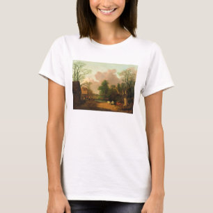 Camiseta Thomas Gainsborough uma paisagem com figuras, Fa