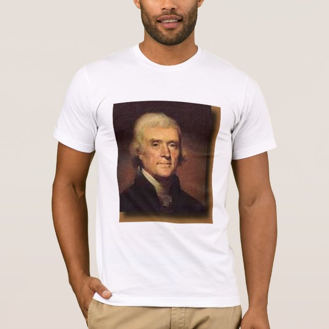 Camiseta Thomas Jefferson, nossas amizade… - personalizado (Frente)