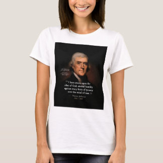 Camiseta Thomas Jefferson por Rembrandt - altar de citações