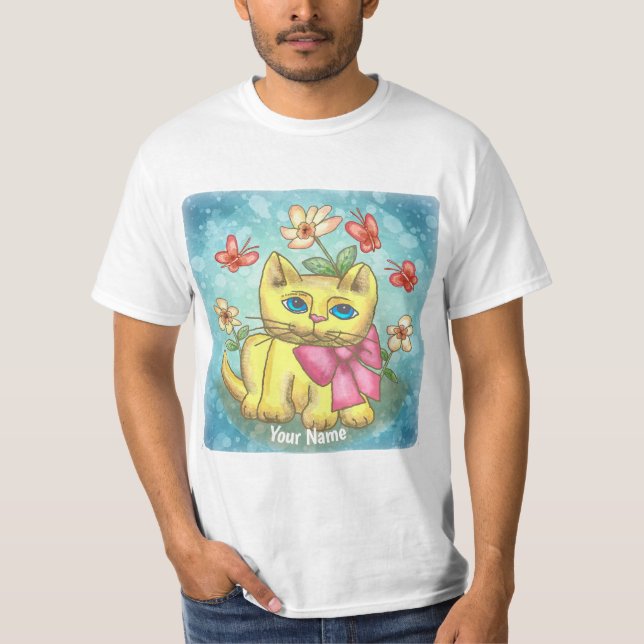 Camiseta Thomas Kitten Cat (Frente)